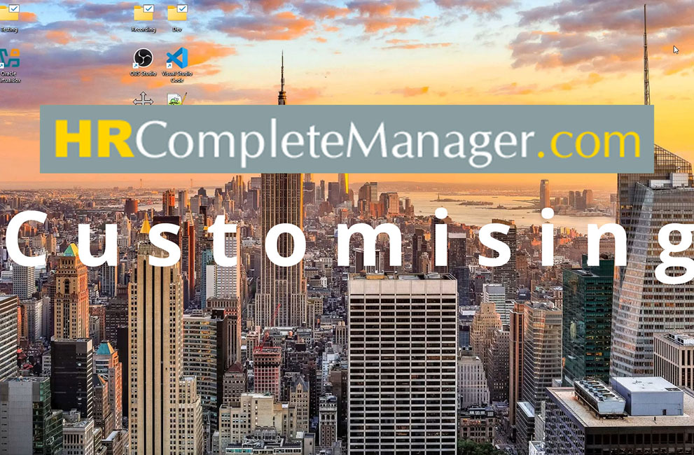How to customise HRCompleteManager for your own business